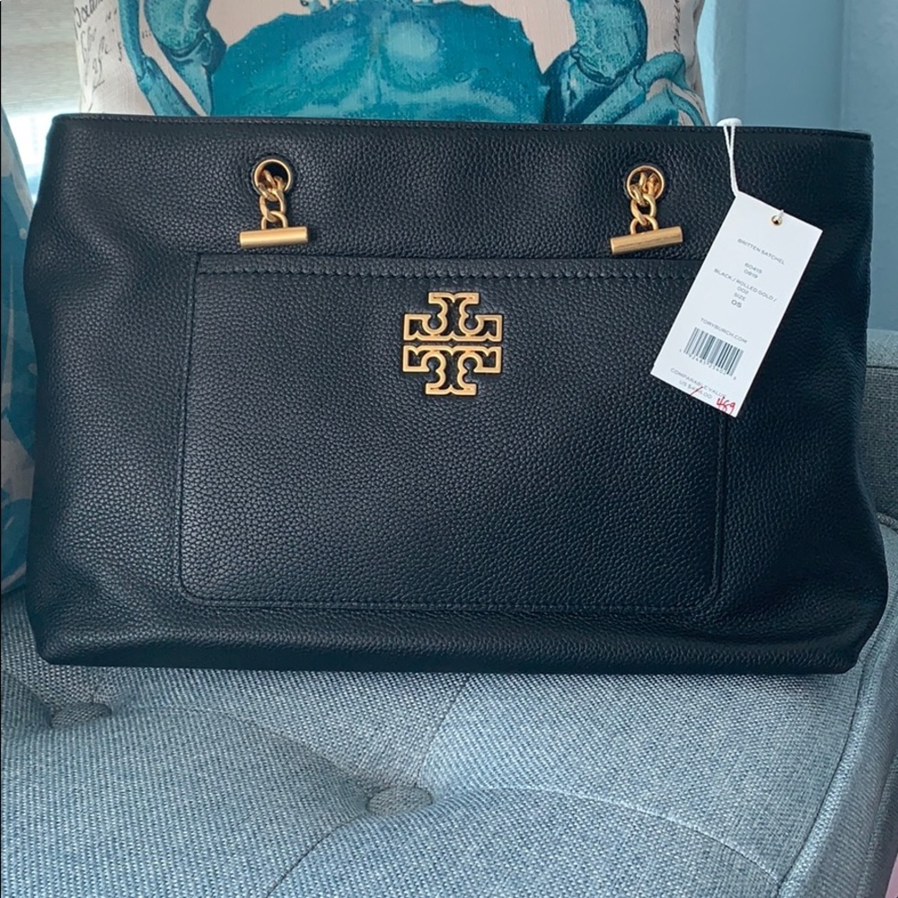 Authentic NWT Tory Burch Britten Satchel